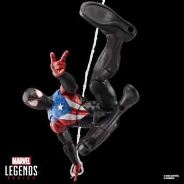 Marvel Legends Series Gamerverse Miles Morales Boricua Suit, Spider-Man 2 Video Game-Inspired Collectible 6 Inch Action Figure