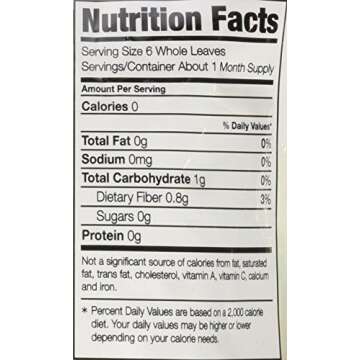 Whole Dried Stevia Leaves - Pure Natural Sweetener