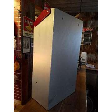 DUNCAN'S FAMILY FARM STORE Space Saving Mountable Steel Poultry Feeder (Front Feed, Front Loading)