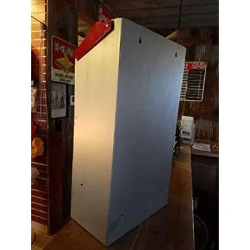 DUNCAN'S FAMILY FARM STORE Space Saving Mountable Steel Poultry Feeder (Front Feed, Front Loading)