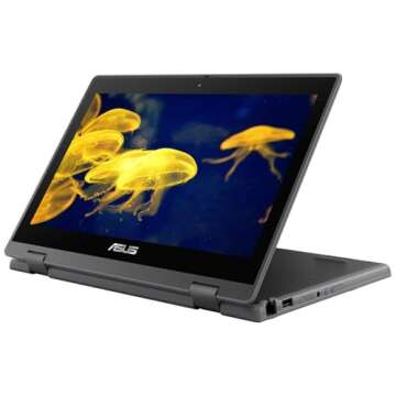 ASUS BR1100 Laptop 2in1, 11.6in Touchscreen Laptop, Celeron N6000, 8GB RAM, 128GB SSD, HDMI, Windows...