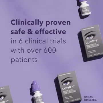 LUMIFY Redness Reliever Eye Drops, For Whiter & Brighter Looking Eyes, 0.17 Fl Oz (5 mL)