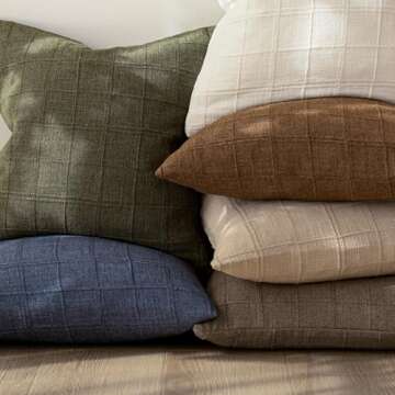 Foindtower Decorative Pillow Covers for Chic Home Decor