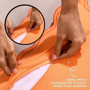 Folkulture 18x18 Throw Pillow Covers - Boho Style Decor