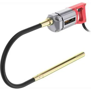 Powerful 1300W Concrete Vibrator with 6.6 FT Rod
