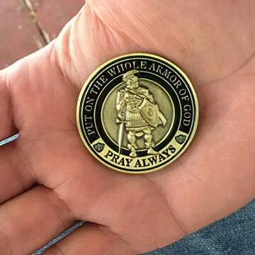Exquisite Armor of God Coin for Spiritual Gifts