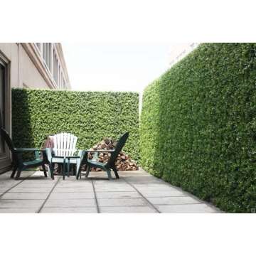 e-joy 12 Piece Artificial Topiary Hedge Plant Privacy Fence Screen Greenery Panels