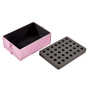 Train Case Rolling 5-in-1 with nail polish holder Portable Makeup Professional Cosmetic Organizer Makeup Traveling case Trolley Cart Trunk