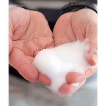 Grand Parfums Foaming Soap Dispenser Pump-Bottles, with White Pumps Clear, 8.5 oz (250 ml) for Any Liquid or Soap (Pack of 4)