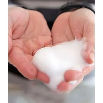 Grand Parfums Foaming Soap Dispenser Pump-Bottles, with White Pumps Clear, 8.5 oz (250 ml) for Any Liquid or Soap (Pack of 4)