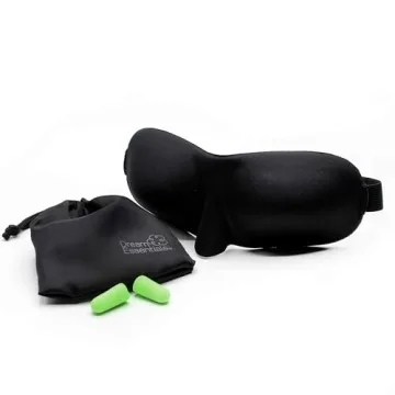 Wild Essentials Sweet Dreams Sleep Mask Kit with Ear Pouch and Earplugs