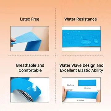 OK TAPE Kinesiology Tape for Sports Recovery and Support