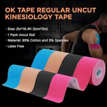 OK TAPE Kinesiology Tape for Sports Recovery and Support