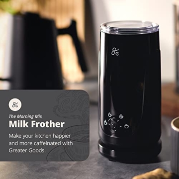 Greater Goods Instant Milk Frother Perfect Froth at Home