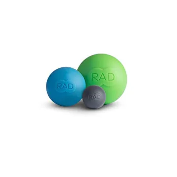 Set of 3 Massage Balls for Myofascial Release and Recovery