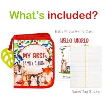 Urban Kiddy™ Baby's My First Family Album | Soft Photo Cloth Book Gift Set for Newborn Toddler & K...