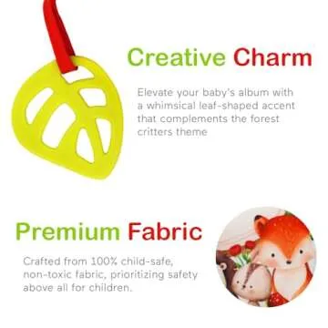 Urban Kiddy™ Baby's My First Family Album | Soft Photo Cloth Book Gift Set for Newborn Toddler & Kids (Woodland)