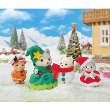 Calico Critters Happy Christmas Friends Holiday Set