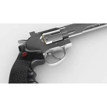 Crosman Full Metal CO2 6-Shot BB Revolver for Realistic Shooting Adventure