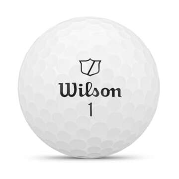 WILSON Staff Duo Soft Golf Balls - 12 Pack, White