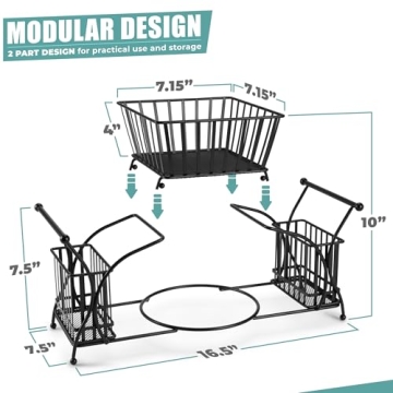 Sorbus Utensil Caddy for Stylish Buffet Organizing