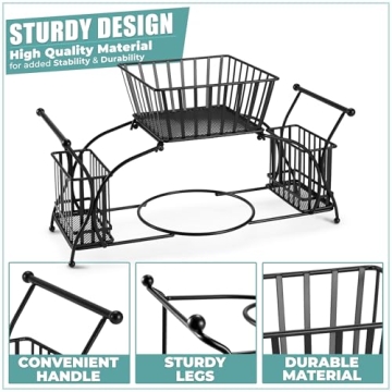 Sorbus Utensil Caddy for Stylish Buffet Organizing