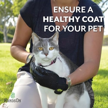 H HANDSON Pet Grooming Gloves Ultimate Pet Care Solution