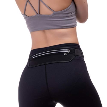 KEGE Reflective Running Belt Fanny Pack | Lightweight & Water Resistant