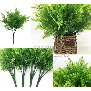 CATTREE Artificial Ferns for Home and Garden Decoration