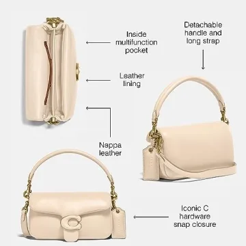 COACH Pillow Tabby 18 Ultra-Soft Leather Shoulder Bag