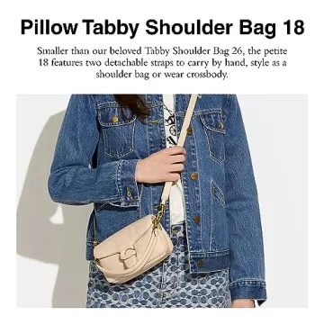 COACH Pillow Tabby 18 Ultra-Soft Leather Shoulder Bag