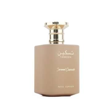 Paris Corner | Taskeen Caramel Cascade EDP - 3.4 Fl Oz | Sweet Elegance Perfume for Women and Men | ...