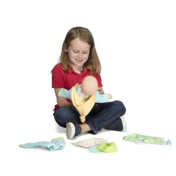 Melissa & Doug Mine to Love Mix & Match Playtime Doll Clothes for 12”-18” Unisex Dolls (6 pcs)