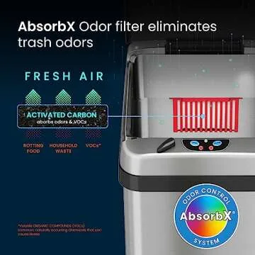 iTouchless 13 Gallon Touchless Kitchen Trash Can