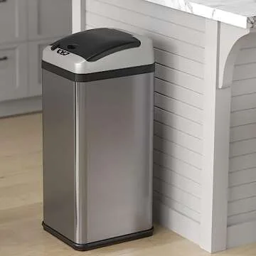 iTouchless 13 Gallon Touchless Kitchen Trash Can