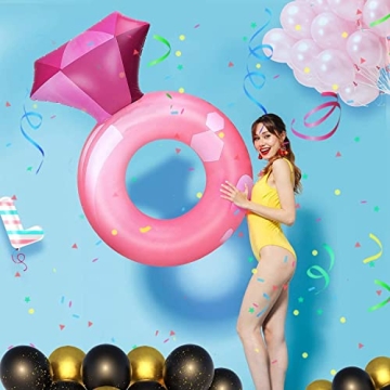 Float Joy Diamond Ring Bachelorette Pool Float for Parties