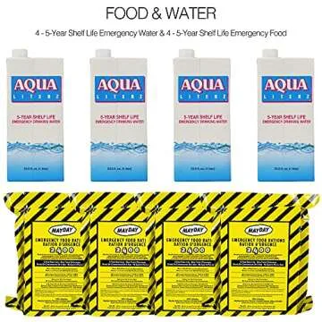 Ready America Deluxe Emergency Survival Kit for 4