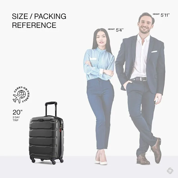 Samsonite Omni PC Hardside Luggage Set - 3 Pieces