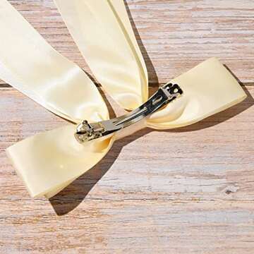 Stylish Large Satin Hair Bows for Weddings and Prom