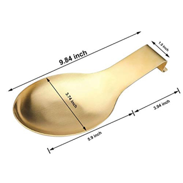 Durable Stainless Steel Spoon Rest Set – VOJACO