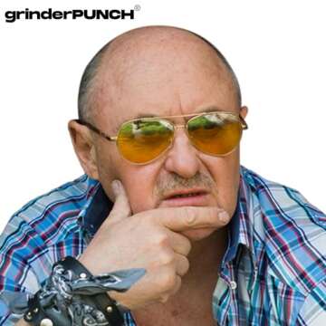 grinderPUNCH Night Vision Driving Sunglasses - Glare Reduction