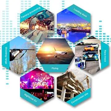 Silicone Ear Plugs for Sleeping Swimming,Reusable Moldable Noise Cancelling Earplugs for Shooting Range, Swimmers, Snoring, Airplanes, Travel, Work, Studying, (16-Pillows)