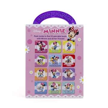 Disney Minnie Mouse - My First Library Board Book Block 12-Book Set - Great for Teaching First Words...