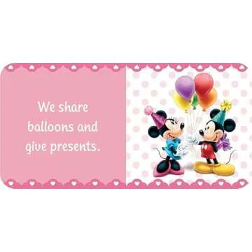 Disney Minnie Mouse - My First Library Board Book Block 12-Book Set - Great for Teaching First Words - PI Kids