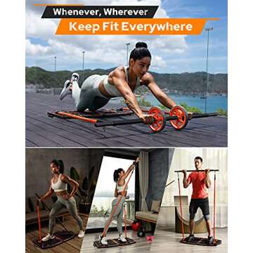 Gonex Portable Home Gym for Full-Body Workouts