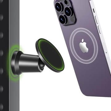 elitehood Dual Magnetic Phone Holder for Gym - 360 Rotation & Strong Magnets