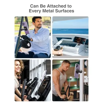 elitehood Magnetic Gym Phone Mount for iPhone 15 and More