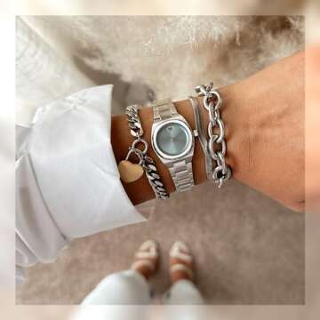 MVMT Odyssey Women's Minimalist Luxe Gilded Gold Watch