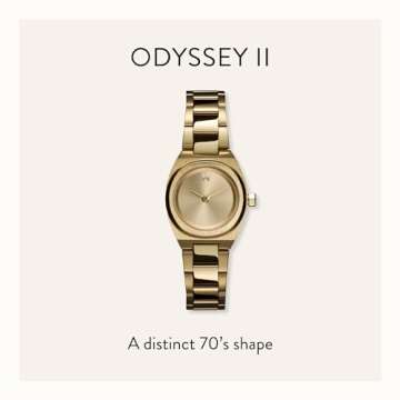 MVMT Odyssey Women's Minimalist Luxe Gilded Gold Watch