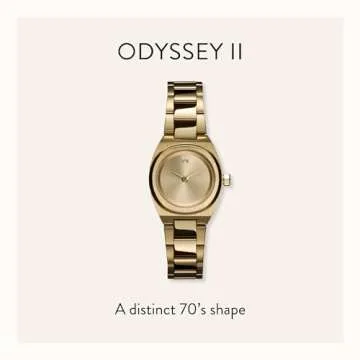 MVMT Odyssey Women's Minimalist Luxe Gilded Gold Watch